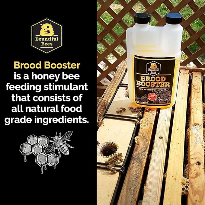 Brood Booster & Feeding Stimulant – 4 Gallon – Natural Honey Bee Supplement – Boosts Colony Growth – Prevents Syrup Fermentation – Aids Comb Building – Great for Nucs & Swarms