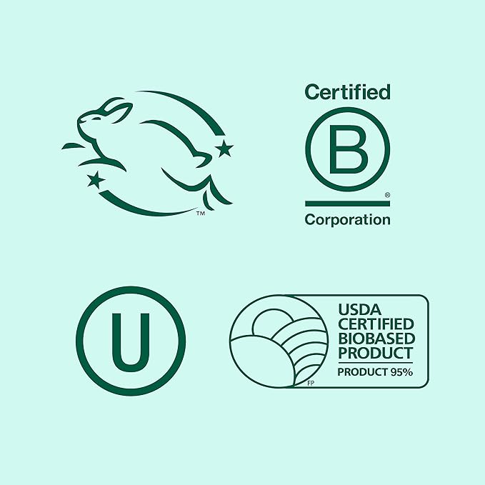 Seventh Generation Dish Soap Liquid, Fragrance Free, 19 oz. (Pack of 6, 36 Count Total)