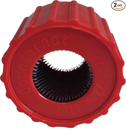 Counteract SBR22 22mm Wheel and Hub Stud Cleaning Tool Inserts for SBCT22, Cleans Surface Rust, Corrosion, Debris on Commercial Trucks, RV's and Bus