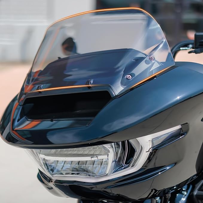 Compatible with 2023 2024 Road Glide Windshield 12" Windscreen for Harley road glide CVO/SE FLTRXSE 2023 2024 FLTRX 2024 CVO ST FLTRXSTSE 2024,Smoke