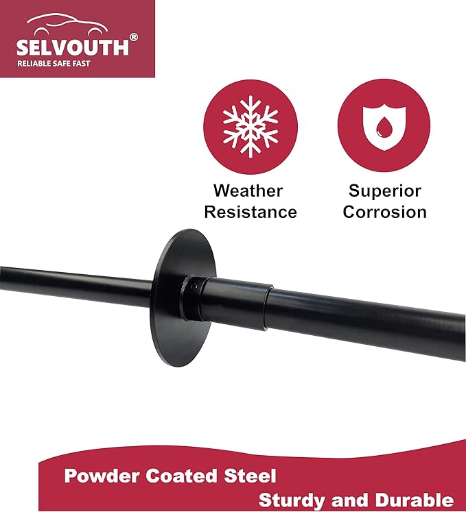 Rear Anti-sail Tarp Retention Bow Set from 77" to 110" (NO TARP)