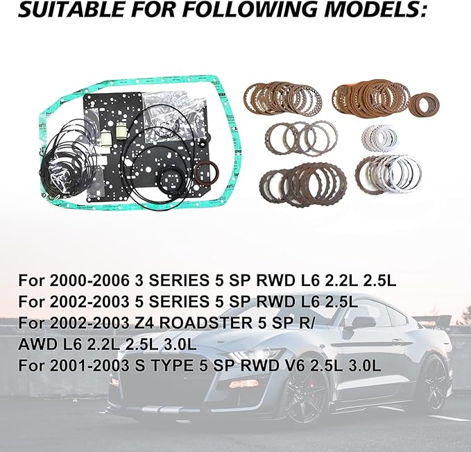5HP19 Transmission Master Rebuild Overhaul Kit 5Speed Fits for 1995-ON 3 Series 5 Series Engine Aftermarket Parts OE 5HP-19 5HP19