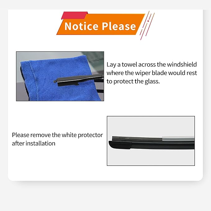 Windshield Wiper Blades for Ford Bronco 2021 2022 2023 2024 2025-17" + 17" + 8" Rear - Complete Set of 3 Front and Back Replacement Wipers - All Weather Performance