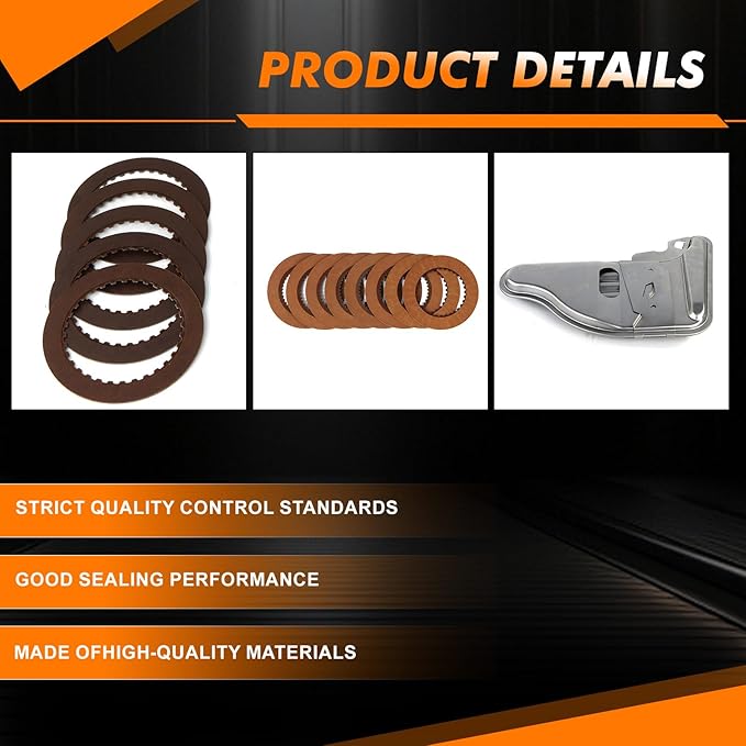4T65E Transmission Master Rebuild Overhaul Kit Compatible with Chevy 1997-2008 Oldsmobile for Buick 1997-2011 LaCrosse Terraza Regal Century Rendezvous Pontiac Transmission Rebuild Kit