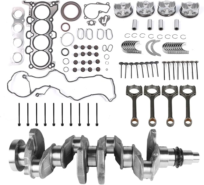 G4NB 1.8L Engine Overhaul Rebuild Kit Fits for Hyundai Elantra 12-18, Kia Forte 14-15 1.8L l4 DOHC OE G4NB 1.8 622V62EH00 23041-2E100 23510-2E101 20910-2EA00 21020-2E000