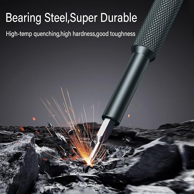 24-in-1 Small Screwdriver Set,Mini Repair Tool Kit Alloy Steel Magnetic Screw Driver for Macbook Laptop Drone toys Gift for Men (Matte handle)