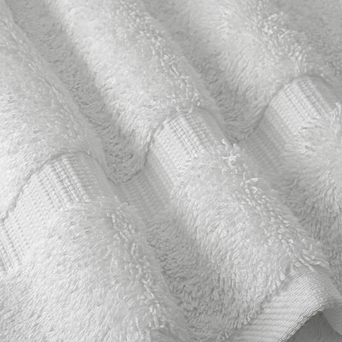 Chakir Turkish Linens | Hotel & Spa Quality 100% Cotton Premium Turkish Towels | Soft & Absorbent (8-Piece Towel Sets, White)