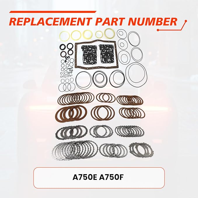 A750E A750F Transmission Master Rebuild Kit, Compatible with 4Runner Tocoma Sequoia Tundra 2.7L 4.7L 2005-2014, Automotive Rebuild Overhaul Kit with Seals Replaces Part