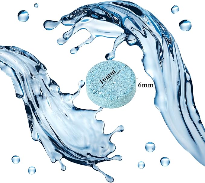 Boao 100 Pcs Car Windshield Washer Tablets Cleaning Washer Fluid Tablets Glass Concentrated Cleaner Windshield Wiper Fluid Solid Effervescent Remove Auto Glass Stains Clear Car Vision (Pack of 2)