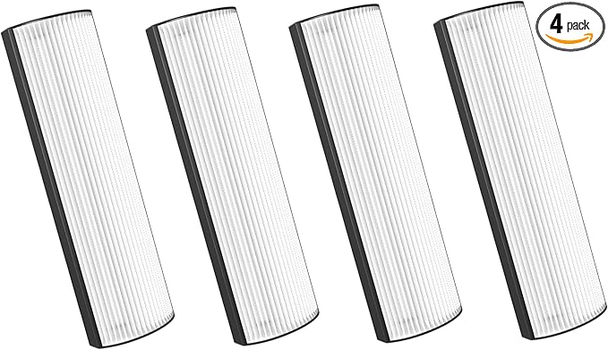 Nispira TPP440 TPP440F Filter Replacement for Envion Therapure TPP540 TPP640 TPP640S AP200 Air Purifier True HEPA with Activated Carbon, 4 Pack