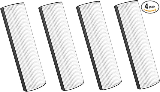 Nispira TPP440 TPP440F Filter Replacement for Envion Therapure TPP540 TPP640 TPP640S AP200 Air Purifier True HEPA with Activated Carbon, 4 Pack