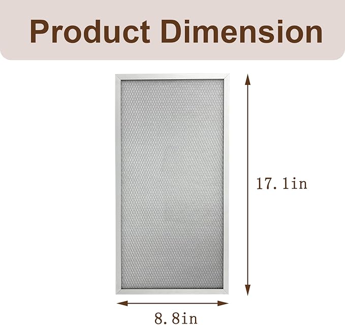 4 Pack MERV-8 Dehumidifier Filters Replacement for AlorAir Basement & Crawl Space Dehumidifiers Sentinel HD55, Sentinel HD55S and Sentinel HDi65