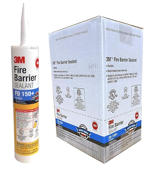 3M Fire Barrier Sealant FD 150+, Red, 10.1 fl oz Cartridge, 12/case