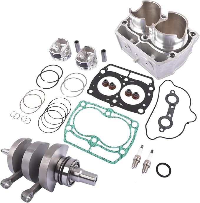 Cylinder Crankshaft Rebuild Kits Replacement for Polaris RZR 800 S4 Ranger 4X4 Sportsman Replace #2205112 2204393 GELUOXI