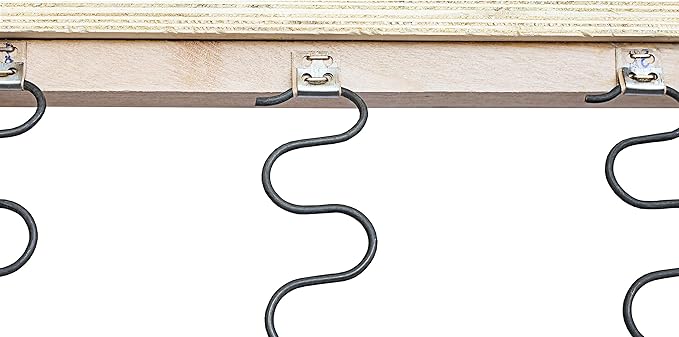House2Home 23" Sofa Upholstery Spring Replacement, 2pk Repair Kit for Furniture Chair Couch, Includes Clips, Screws, and Instructions