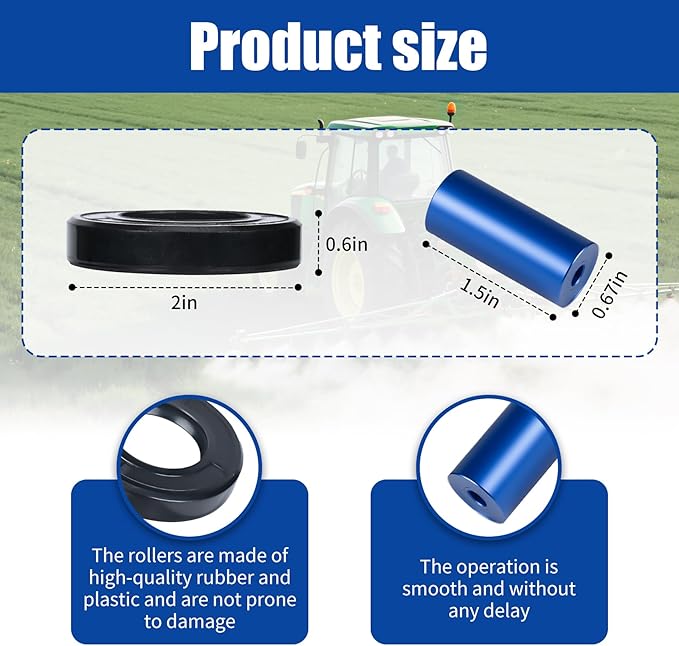 3430-0381 Super Roller Repair Kit Compatibility with Hypro 7560 8-Roller Pump, Consists of 8 Rollers, 2 Vontoni Seals, 1 O-Ring, 2 Bearings and 2 Bearing Caps