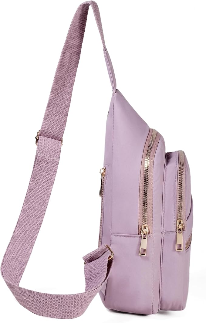 Crossbody Sling Backpack Sling Bag for Women, Small Chest Bag Daypack Crossbody Bag Fanny Pack for Outdoors Hiking Traveling