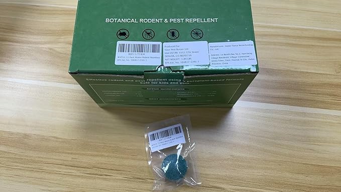 Mouse Rodent Repellent, 32 Pack Peppermint Oil Mice Repellent for Mice, Rats, Spiders, Squirrels and Pests, Indoor & Outdoor Natural Mouse Deterrent, Keep Rodents Away from Garden & Home (Mint)