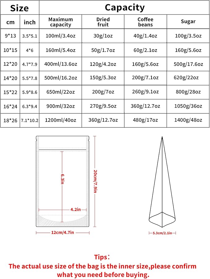 FireKylin 100 Pack Smell Proof Bags 4.7" x 7.9", Resealable Bags with Matte Window, Foil Pouch Stand Up Sealable Bags for Packaging(Purple)