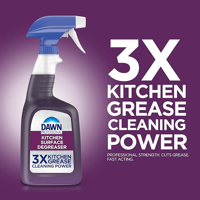 P&G Professional DAWN Kitchen Surface Degreaser - 32 Oz (Case of 6) - For Removing Tough Grease Found in Commercial Kitchens & Food Service (Packaging May Vary)