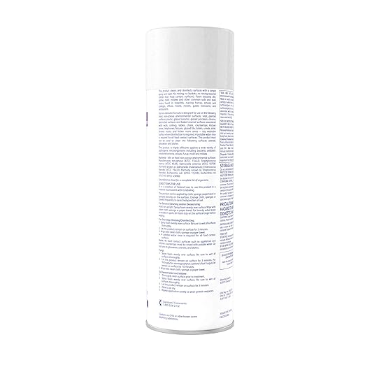 Diversey 04531 Envy Foaming Disinfectant Cleaner, Hospital Grade Sanitizing Spray with Lavender Scent, Aerosol, 19-Ounce