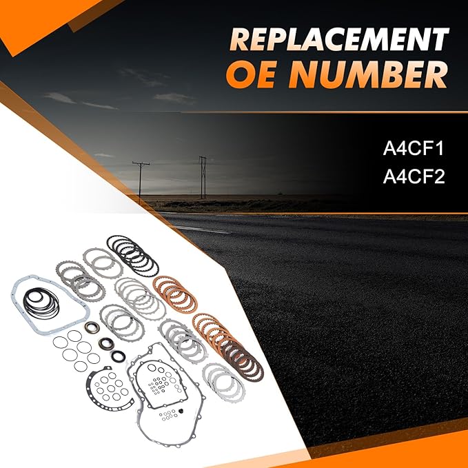 A4CF1 A4CF2 Transmission Master Overhaul Rebuild Kit 4Speed Suitable for Hyundai 2007-2010 Elantra 2006-2009 Spectra 2.0L After-Market Parts
