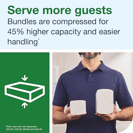Tork Xpress Compressed Multifold Hand Towel White H2, Premium, Soft and Absorbent, 12 x 200 Sheets, 420590