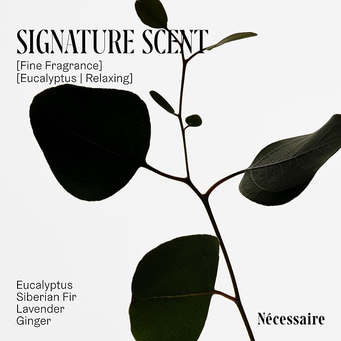 Nécessaire The Body Wash Eucalyptus — Multi-Oil Shower Gel Cleanser for Women + Men — Non-Comedogenic Body Wash with Niacinamide. 500ml/16.9 fl oz
