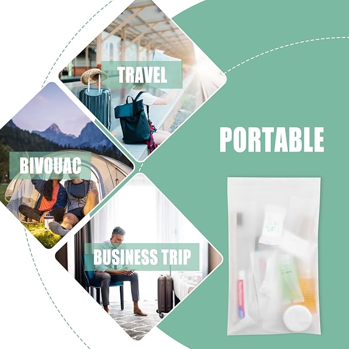 Hygiene Kit Bulk, Individually Packed, The Convenience Kit Bulk Is Fully Equipped And Clean And Hygienic, Convenience Kits Suitable For Hotel, Home, Camping, Travel (50 Sets)