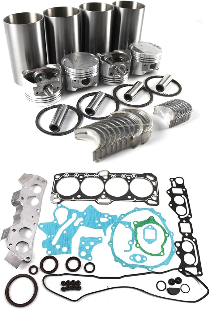 4G64 Engine Overhaul Rebuild Kit for Mitsubishi 4G64 Engine for Caterpillar Forklift Truck GC20 25 30 35 Clark Vorkheftruck CMP20 25 30 Engine Rebuild Aftermarket Parts
