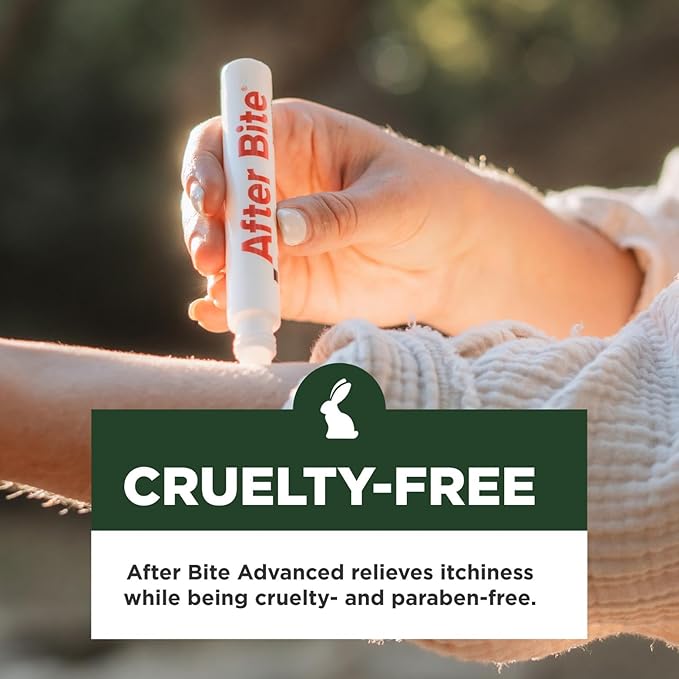 After Bite Advanced Formula - Itch Relief with Sodium Bicarbonate - Ideal for Mosquito & Fire Ant Bites, Bees & More - Portable Pen Applicator - 0.5 oz (4 Pack)