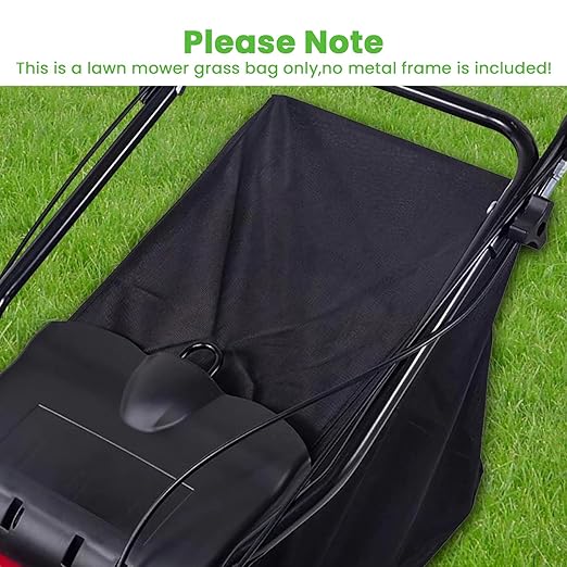 Lawn Mower Grass Bag Replacement,Fits HD HRR Series 21” Lawn Mower Grass Catcher Bag,Fabric Grass Bag 81320-VL0-P00【Frame Not Included】