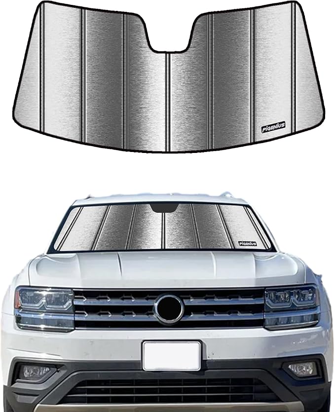 Windshield Sun Shade for Volkswagen Atlas 2018-2025 - Metallic