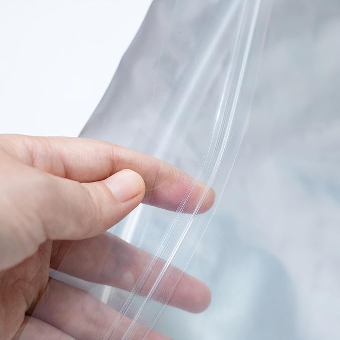 1/2 Pint Mylar Bags for Food Storage - 360 Pack, 5"x 7" With Window, Freeze Dried Candy, Reusable, Long Term Storage