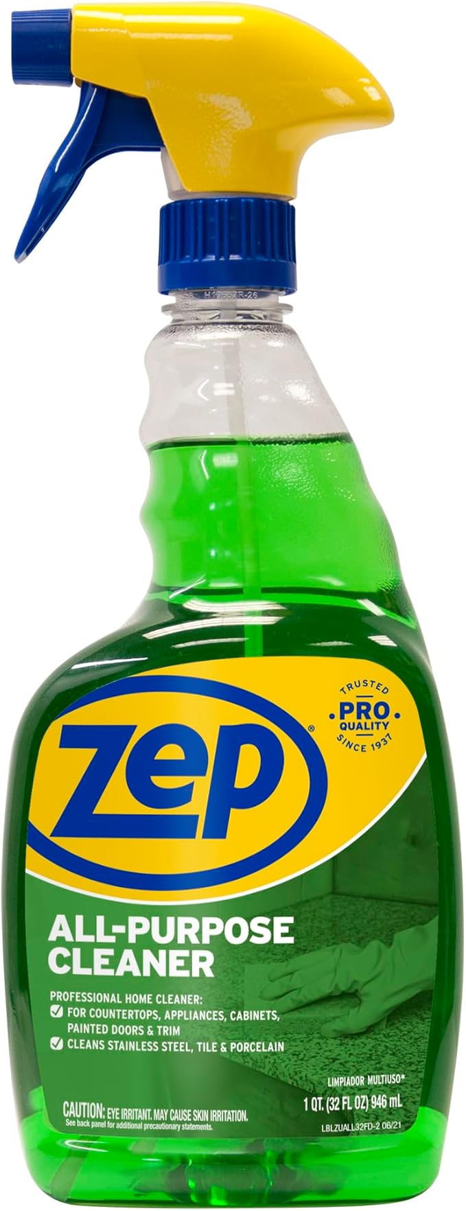 Zep All-Purpose Cleaner 32 oz (Case of 4) Cleans Almost Any Surface