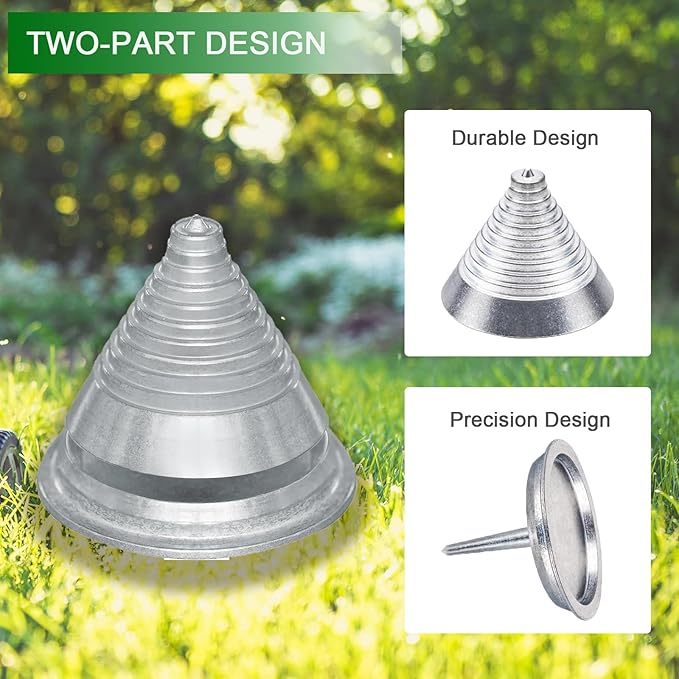 Lawn Mower Blade Sharpener Balancers Metal Precision Universal Parts Accessories Replacements for Outdoor Courtyard Garden Lawn Mower Grass(1-Pack)