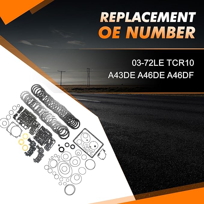 Transmission Master Rebuild Kit 03-72LE A43DE A46DE A46DF Fits for Suzuki Sidekick Vitara X-90 XL-7 After-Market Parts