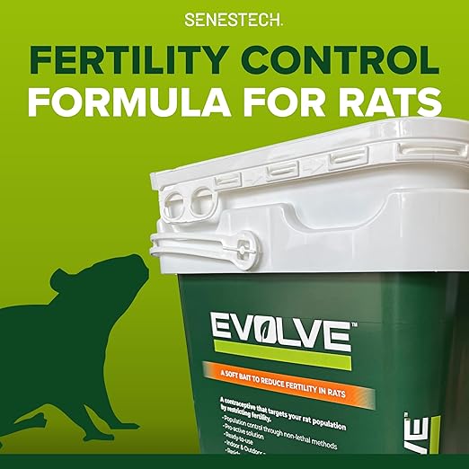Evolve Rat Birth Control Soft Bait Sausages – 12 lbs | Not a Poison, Long-Term Population Management