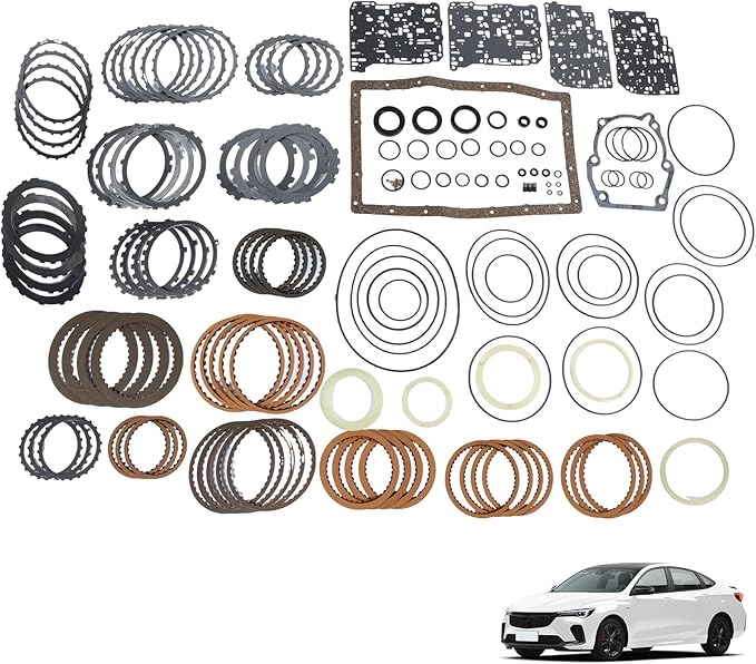 A760E A761E Transmission Master Rebuild Kit Overhaul Gasket Seal Friction Steel Plates Fits for Lexus GS350 IS350 LS430 SC430 for Crown LX570 2004-2009
