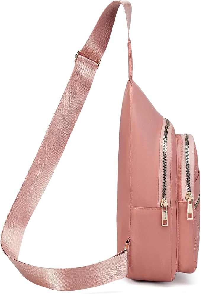 Crossbody Sling Backpack Sling Bag for Women, Small Chest Bag Daypack Fanny Packs Cross Body Bag for Outdoors Hiking Traveling