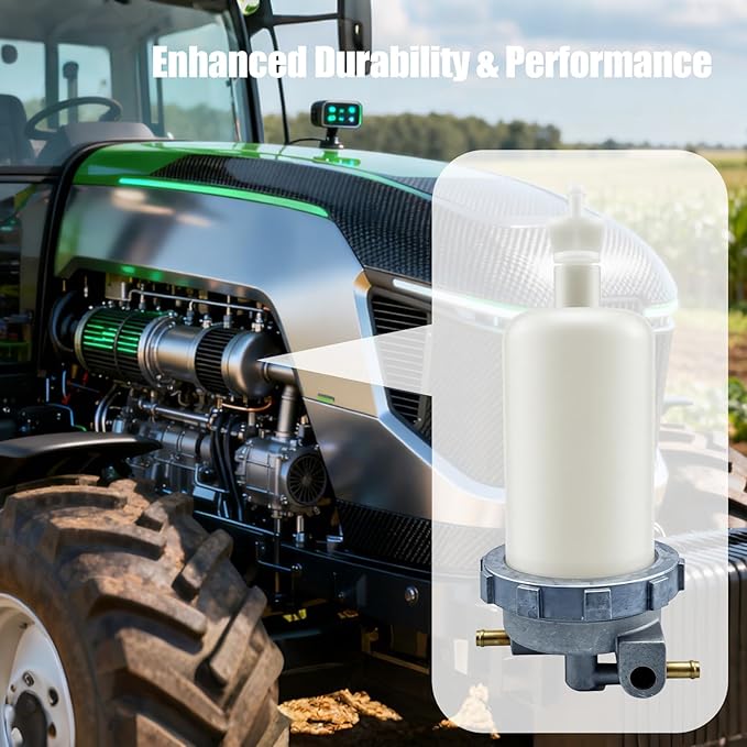 AM881823 Fuel Water Separator Fit for John Deere Tractor 2032R 3033R 3036E 3043D Mower Deck 72 60 Mower 1445 1505 1515 1545 1565