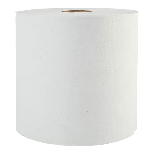 Boardwalk 17GREEN Boardwalk Green Universal Roll Towels, Natural White, 8"x800ft (Case of 6 Rolls)
