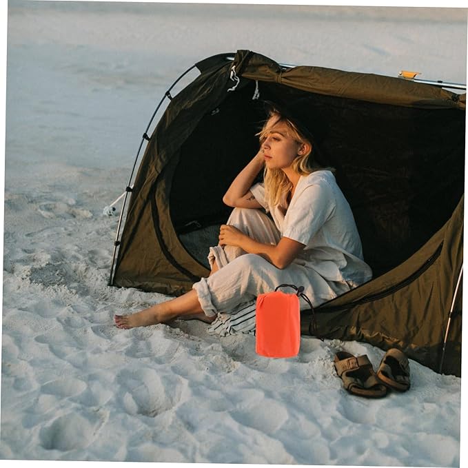 Happyyami 3 Set Thermal Emergency Portable Bivy Sack Blanket for Camping Hiking Survival Outdoor Use Rainproof Lightweight Multipurpose Gear