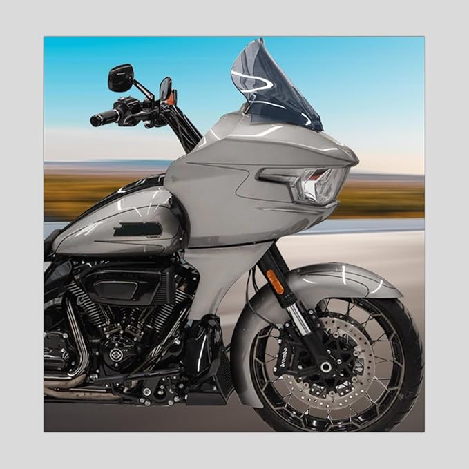 12'' wave Smoke Windshield Compatible for Harley Road Glide CVO/SE FLTRXSE 2023 2024 FLTRX 2024 CVO ST FLTRXSTSE 2024 for 2023 2024 Road Glide Accessories, Smoke