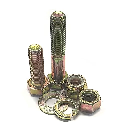 Titan Industrial Supply- 3,610 pcs Grade 8 Fine Thread Hardware Assortment Kit with Hex Cap Screws, Hex Nuts, Washers, & Durham 40 Hole Metal Bin