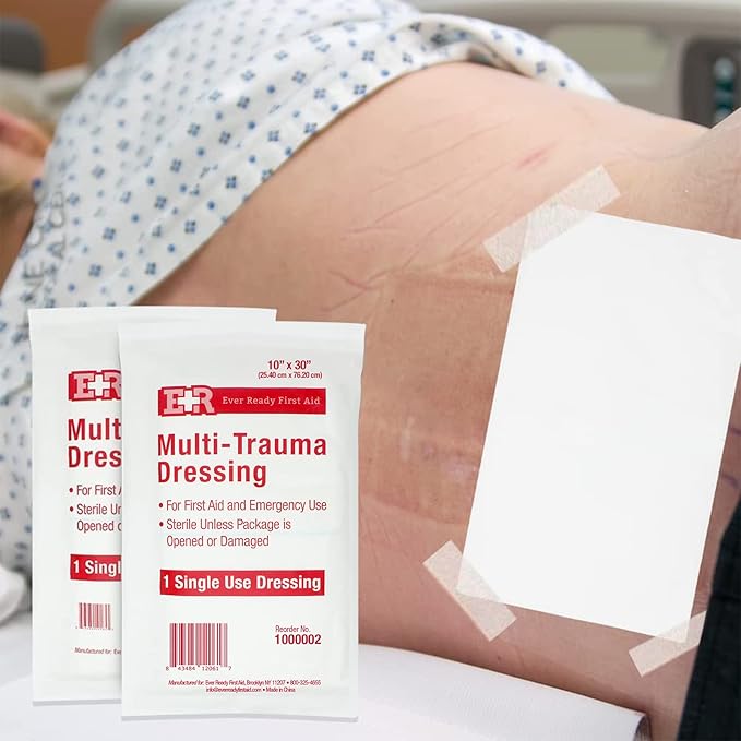 Ever Ready First Aid Multi-Trauma Dressing 10"x30" 2 Count