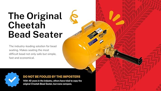 TSI Cheetah Bead Seating Tool - 5 Gallon Capacity, Model# CH-5