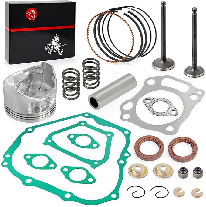 Engine Top End Rebuild Kit Oversize 0.25mm Piston & Ring Intake Exhaust Valve & Seal SPRING Gasket For Yamaha Pro Hauler 700 1000 YXP700A YXP1000A G21 G22 G23 G27 G28 YDR-A YTF-1 YTF-2 2001-2018