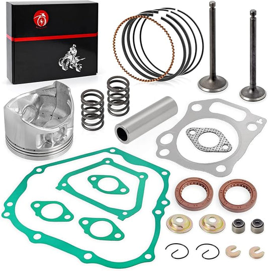 Engine Top End Rebuild Kit Oversize 0.25mm Piston & Ring Intake Exhaust Valve & Seal SPRING Gasket For Yamaha Pro Hauler 700 1000 YXP700A YXP1000A G21 G22 G23 G27 G28 YDR-A YTF-1 YTF-2 2001-2018