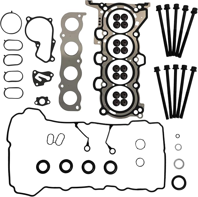 G4NC 2.0 Engine Rebuild Overhaul Kit w/Crankshaft Timing Chain Kit Head Gasket Set & Pistons Fit For Kia Sportage Hyundai Sonata Santa Fe Sport 2.0L 2013-2022